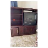 ENTERTAINMENT CENTER 4 FT BY FT AND PHILLIPS -