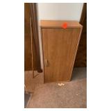 WOODEN CABINET -  17 IN BY 36 IN