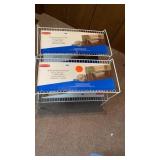 2-RUBBERMAID HANG AND STACK SHELVES