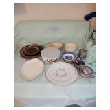 KITCHEN PLATES, BOWLS, MISC