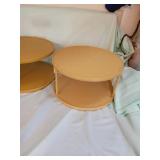 2 DISH RACKS AND 2 ROTATING SPICE RACKS