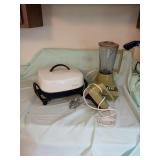 BLENDER, MIXER AND ELECTRIC SKILLET