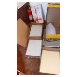 STATIONARY, ENVELOPES, PRINTNG PAPER, FILE