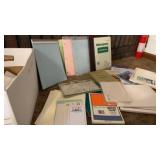 COLORED LEGAL PADS, PRINTING PAPER, BINDERS ,