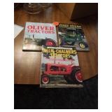 OLIVER, JOHN DEERE,  ALLIS-CHALMERS TRACTOR BOOKS