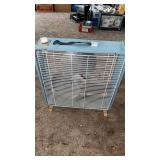 VINTAGE CORONADO METAL BOX FAN- WORKS GOOD
