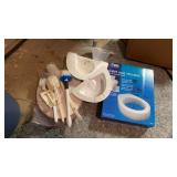 NEW TOILET SEAT ELEVATOR, URINAL HOLDERS,