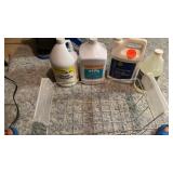 3 GALLON  CLEANERS  1 FULL 2- 1/2 FULL AND  1/2