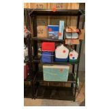 METAL SHELVING UNIT - 36 BY 70 IN- 4 SHELVES-