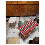 CUSHIONS, PORTABLE CHAIRS, RACKS