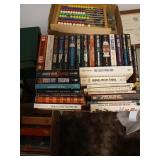 BOX OF PAPERBACK BOOKS, VARIOUS GENRE