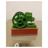 DIECAST JOHN DEERE GAS ENGINE TOY 6 IN BY 5 IN