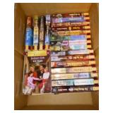 SMALL BOX OF HARLEQUIN ROMANCE NOVELS