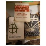 BOX OF GEOMETRY AND ALGEBRA BOOKS
