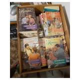 BOX OF HARLEQUIN ROMANCE NOVELS