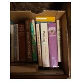 BOX OF READING MATERIAL VARIOUS GENRE