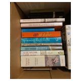 BOX OF READING MATERIAL VARIOUS GENRE