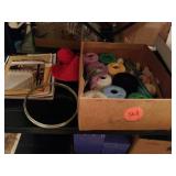 CROCHET THREAD - NEEDLES,  EMBROIDERY HOOP, CRAFT
