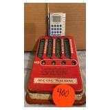 VINTAGE ADDING MACHINE AND FEDERATED SCAN