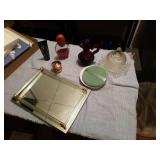 ANON  PERFUMES, POWDER AND MIRROR, SOME ARE EMPTY