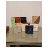 9 BATH POWDERS AND 3 LOTIONS