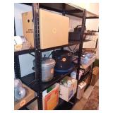 6 FT METAL SHELF 5 TIER, ITEMS ON SHELF NOT