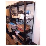 6 FT METAL SHELF, FIVE TIER- ITEMS ON SHELF NOT