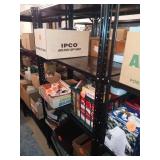 6 FT METAL SHELF, BY PIER, ITEMS ON SHELF NOT