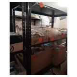 6-FT METAL SHELL FIVE-TIER, ITEMS ON SHELF NOT