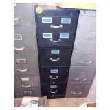 4 FT METAL 5 DRAWER FILING CABINET