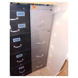 4 FT METAL, FOUR DRAWER FILING CABINET
