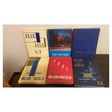 6 SCHOOL YEARR BOOKS FROM THE 60