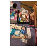 BOX OF OFFICE SUPPLIES, MANY UNOPENED PKGS OF