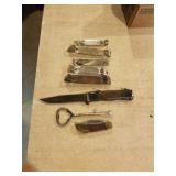 BEER ADVERTISING OPENERS, KNIVES, MISCELLANOUS