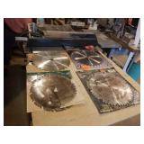 2 10" SAW BLADES , 81/4", MISCELLANOUS SAW BLADE
