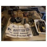 TOOL BELT, NAIL POUCH, CHARGER, MISCELLANOUS