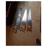 3 HAND SAWS