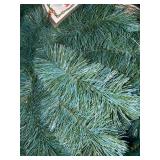 ARTIFICIAL CHRISTMAS TREE AND TWO LIGHTS