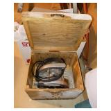 CIRCULAR SAW IN A WOOD BOX