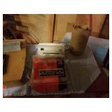 AM/FM AUTO RADIO AND CASSETTE,  PAPER SHREDDER,