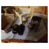 BATTERY PACKS, SMALL SEED SPREADER,  PORCH LIGHT