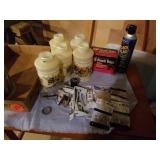 INSECT SPRAY, LIGHT GLOBES, CURTAIN HOOKS