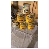 WOOD STAIN- ALL CONTAINERS ARE 1/2 TO FULL