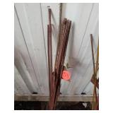 11 ELECTRIC FENCE POSTS