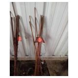 10 ELECTRIC FENCE POSTS