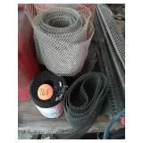 PLASTIC AND WIRE MESH FOR ROOF GUTTERS INCLUDING
