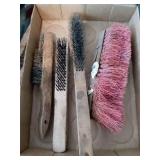 3 WIRE BRUSHES