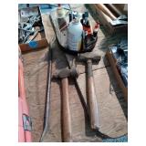 PRY BAR, SPRAY LUBRICANTS AND HAMMERS