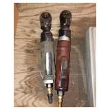 TWO AIR WRENCH RATCHET TOOLS, UNTESTED