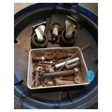 DOLLY WHEELS,  BOLTS AND NUTS